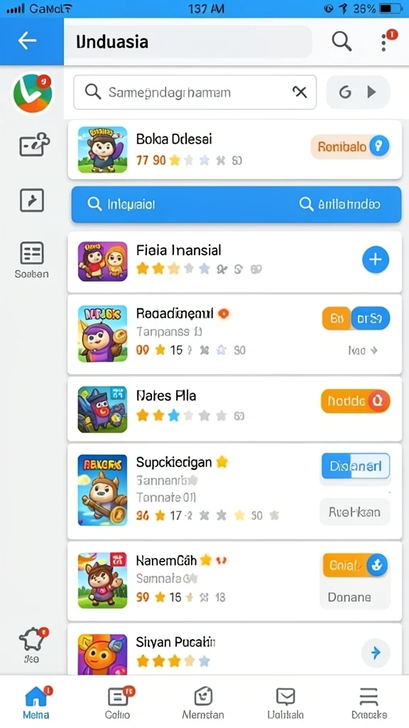 Tampilan antarmuka yang menarik dan mudah dinavigasi.