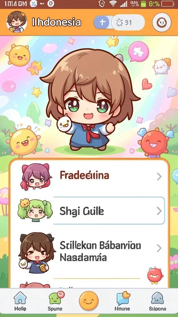 Pengguna dapat melihat menu tantangan harian dengan mudah.