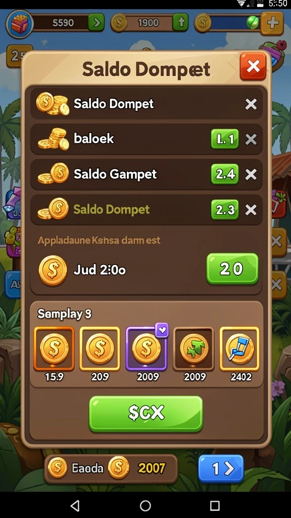 Tampilan awal game dengan grafis menarik.
