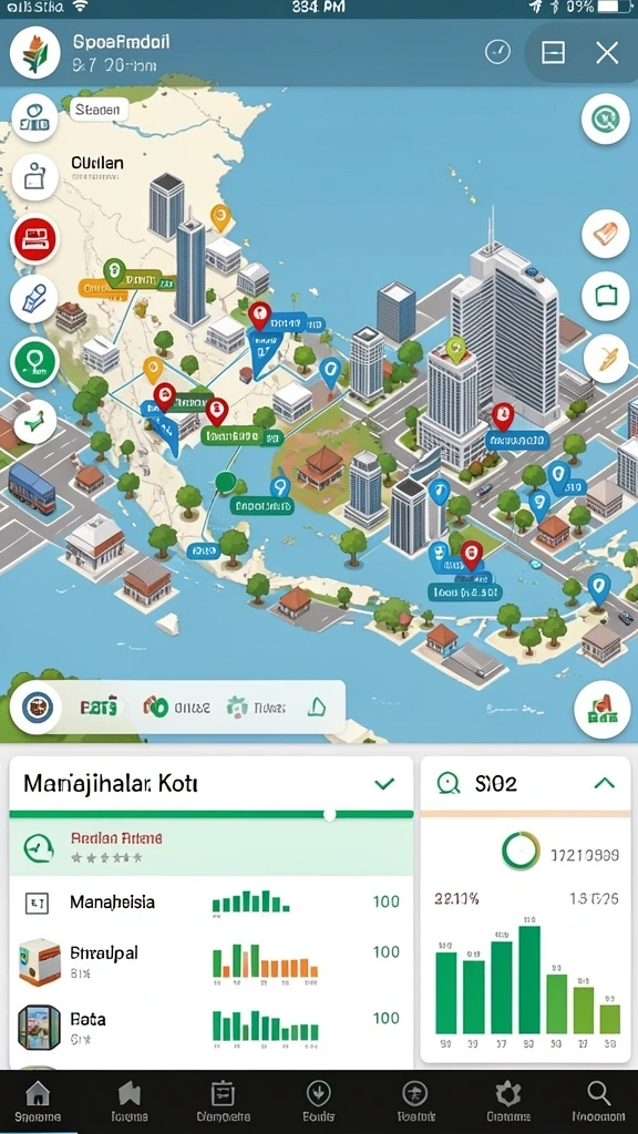 Tampilan awal yang menarik dan ramah pengguna.