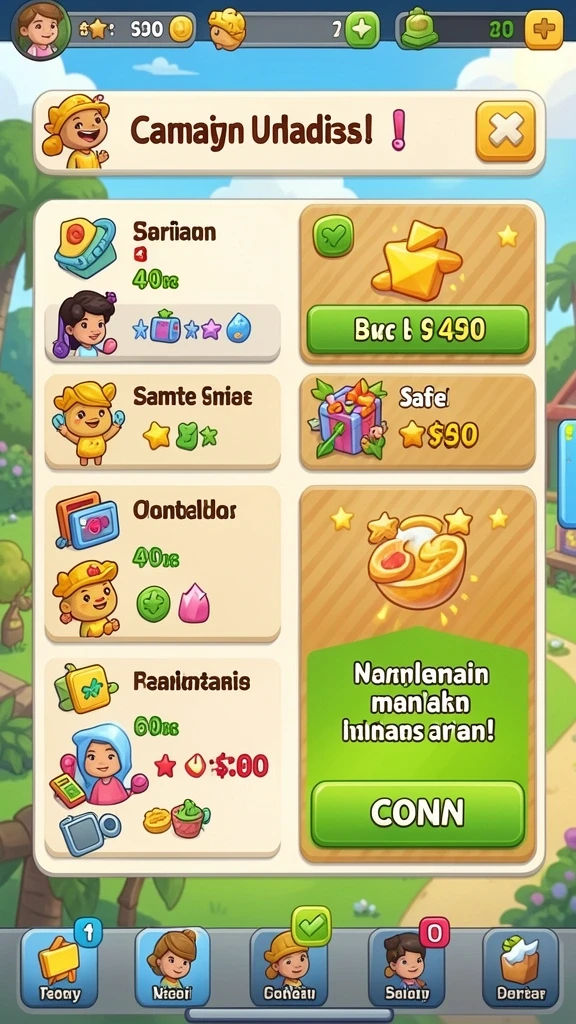 Beragam misi menantang yang membuat pemain ketagihan.