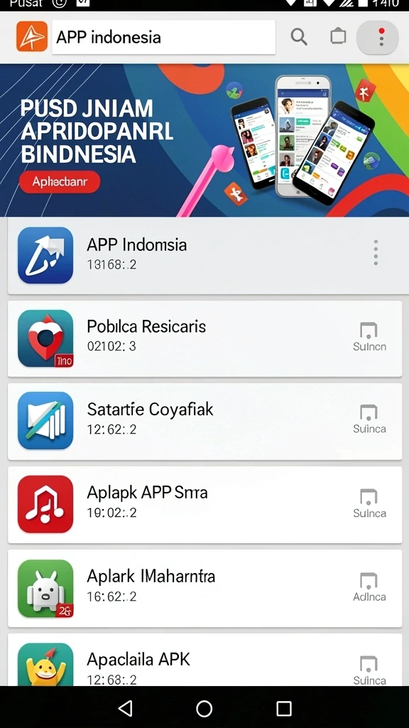 Menu level yang beragam dan menantang.