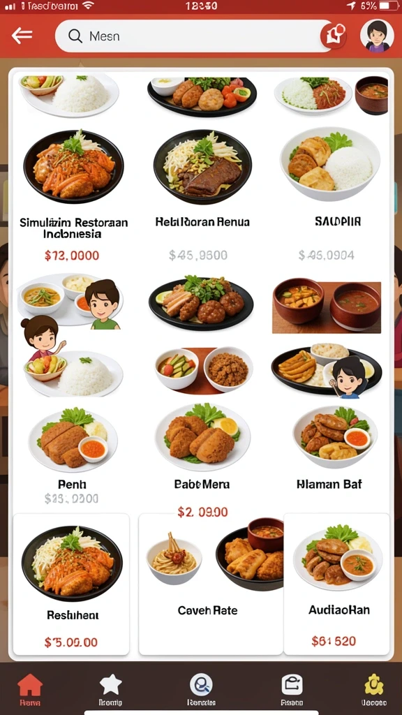Karakter unik yang dapat dipilih dalam permainan.
