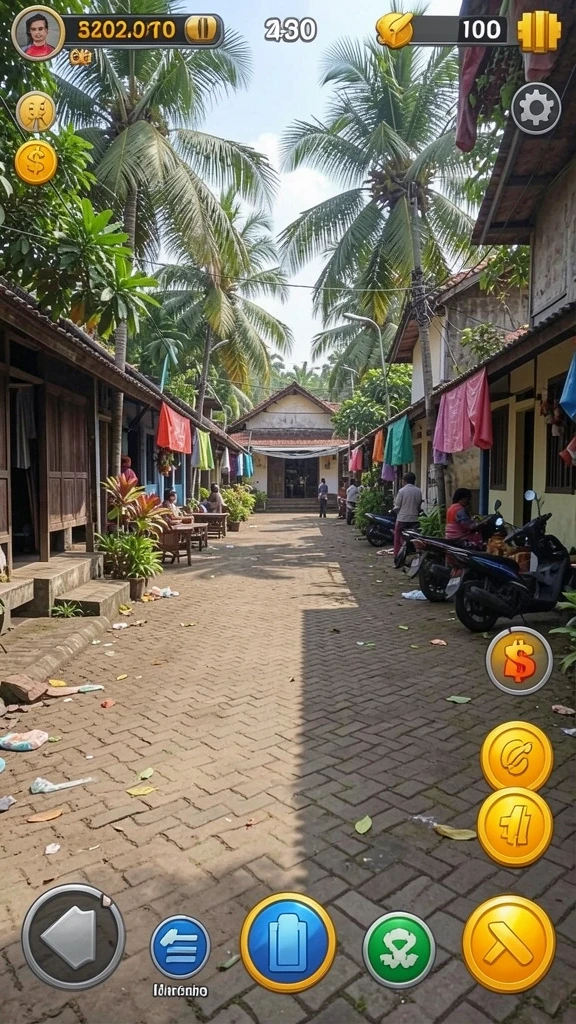 Tema luar angkasa yang menakjubkan dan penuh warna.