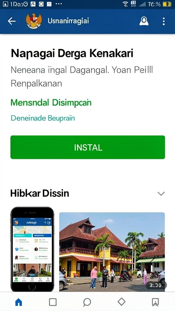 Tampilan awal aplikasi ASIA918 yang menarik.