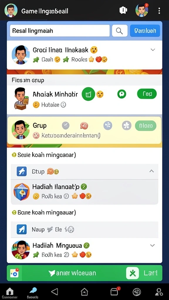 Grafis lapangan yang realistis dalam pertandingan.