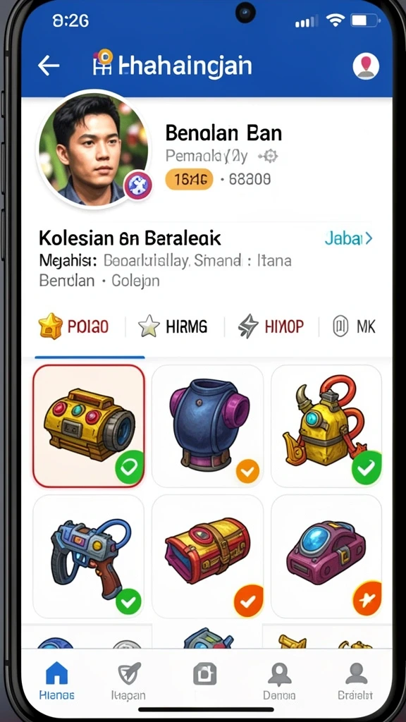 Screenshot menunjukkan mode permainan yang beragam untuk semua pengguna.