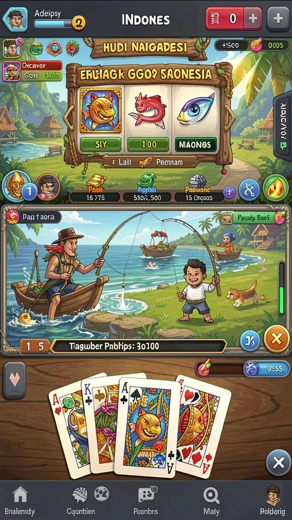 Tampilan awal game dengan grafik memukau.