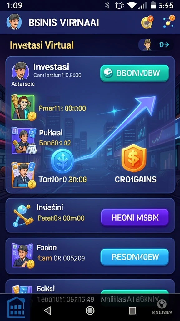 Tampilan antarmuka utama yang user-friendly.