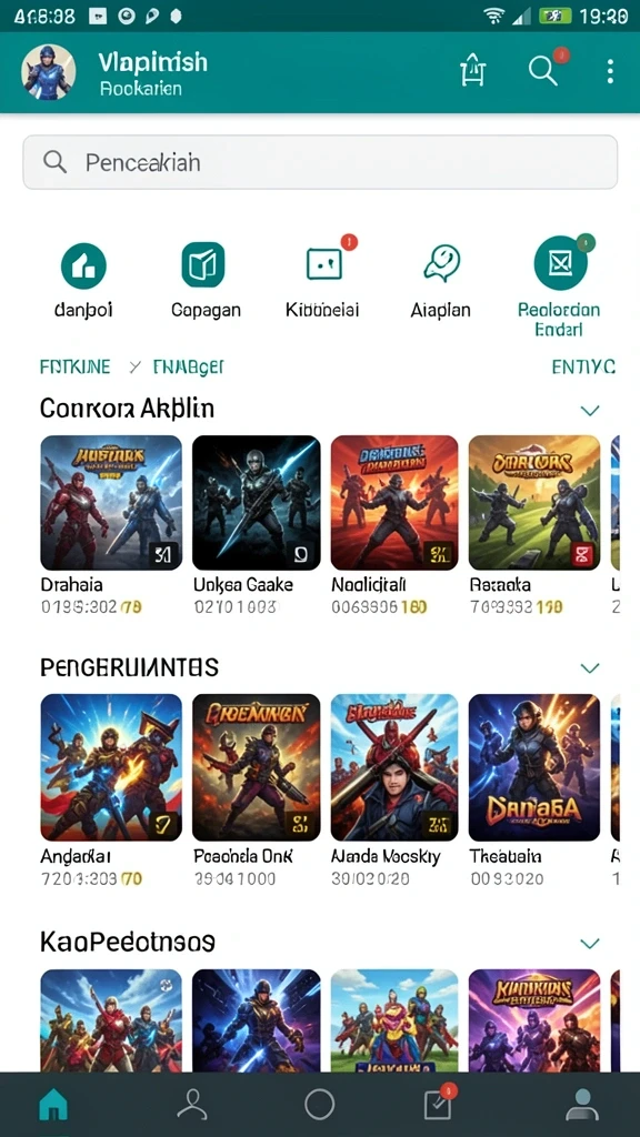 Tampilan antarmuka yang sederhana dan ramah pengguna.