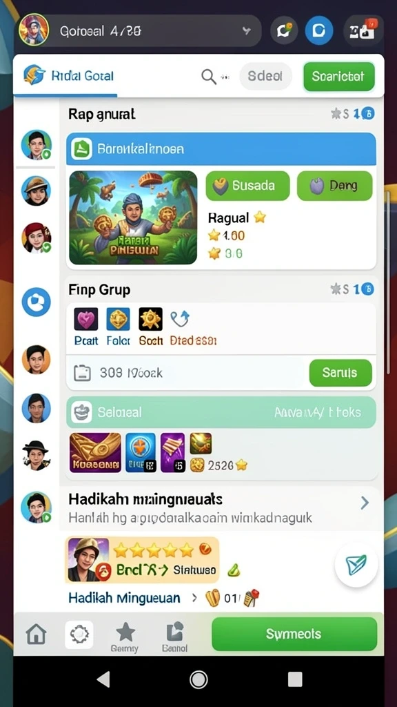 Kegiatan komunitas yang seru dan interaktif.