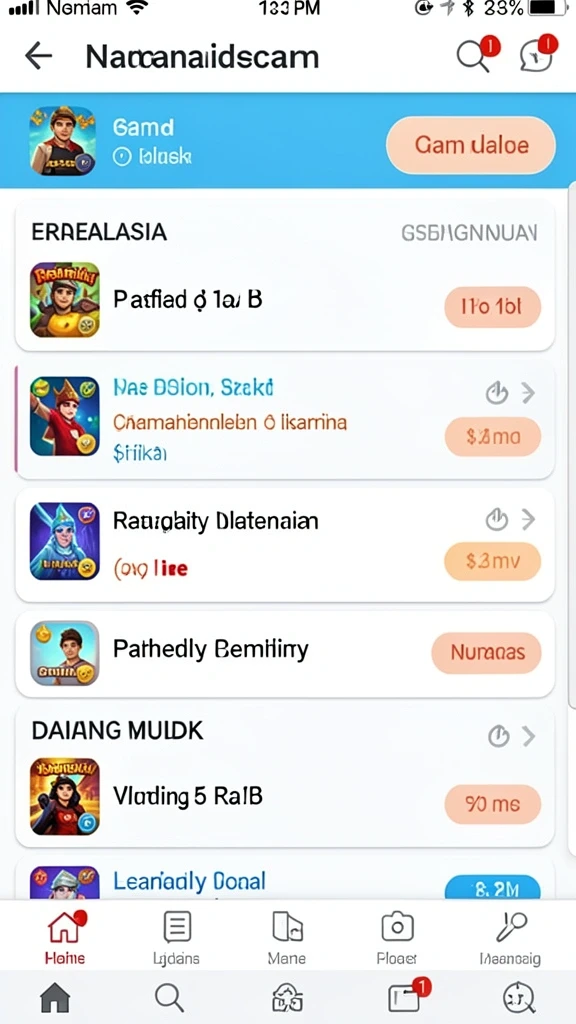 Momen seru dalam pertandingan multiplayer.