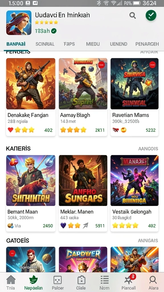 Tangkapan layar menampilkan grafik yang memukau dan visual yang menawan.