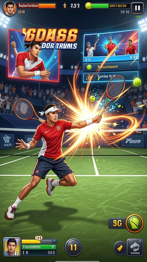 Gambar kedua menampilkan power-ups yang tersedia dalam permainan.