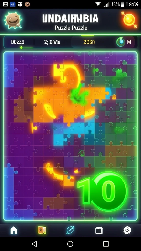 Screenshot ketiga menunjukkan grafik memukau di level yang menantang.