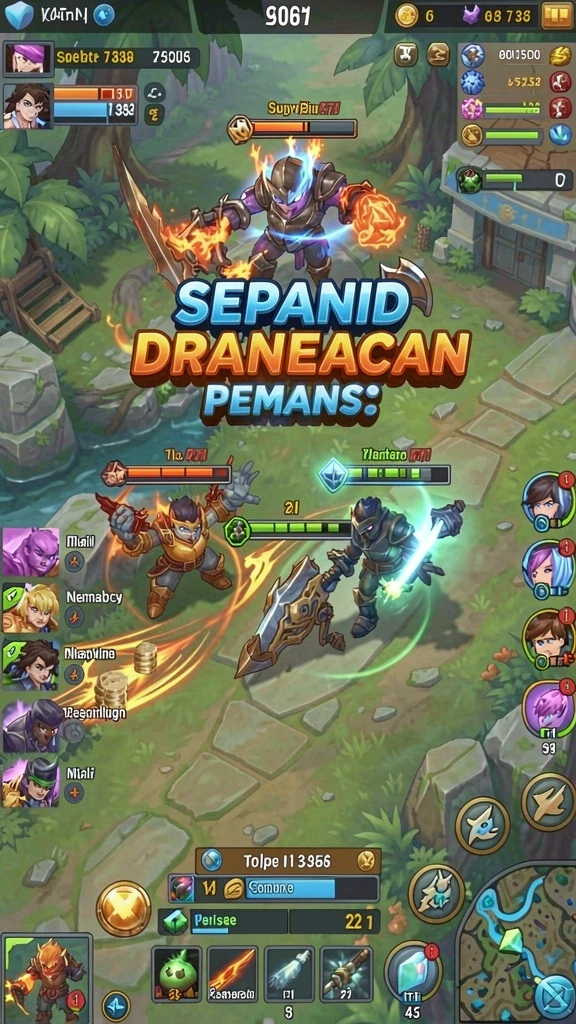 Karakter karakter unik dengan kemampuan berbeda.