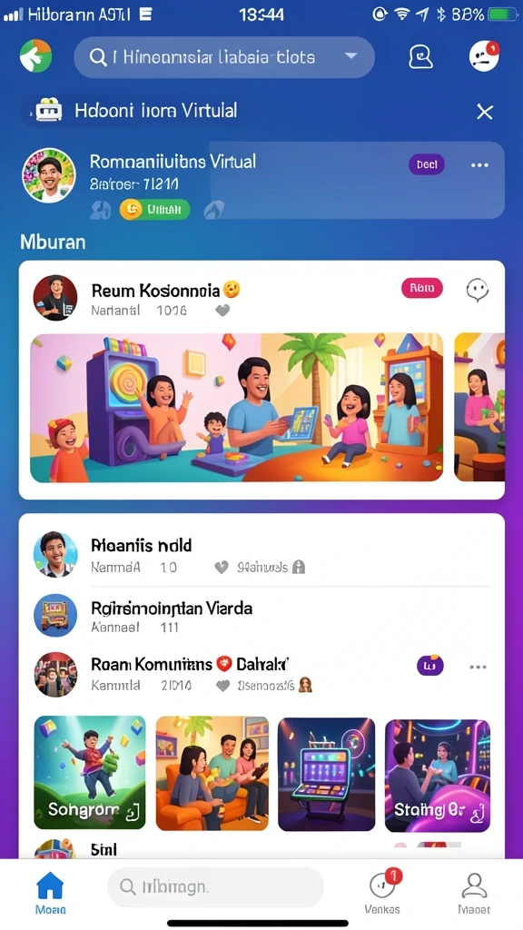 Tampilan awal permainan HARTASPIN yang menarik.