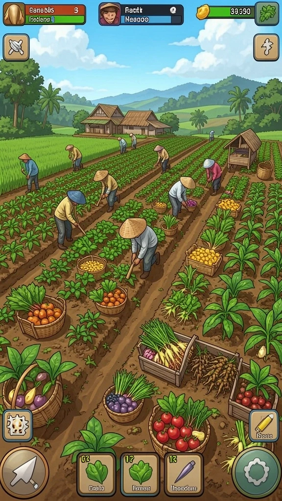 Tangkapan layar menunjukkan variasi karakter yang dapat dipilih.