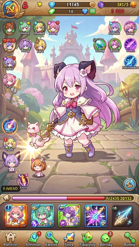 Mode multiplayer yang memungkinkan bersaing dengan teman.