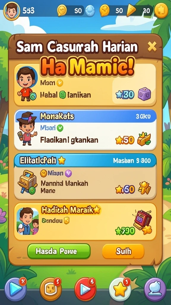 Tampilan antarmuka yang menarik dan mudah dipahami.