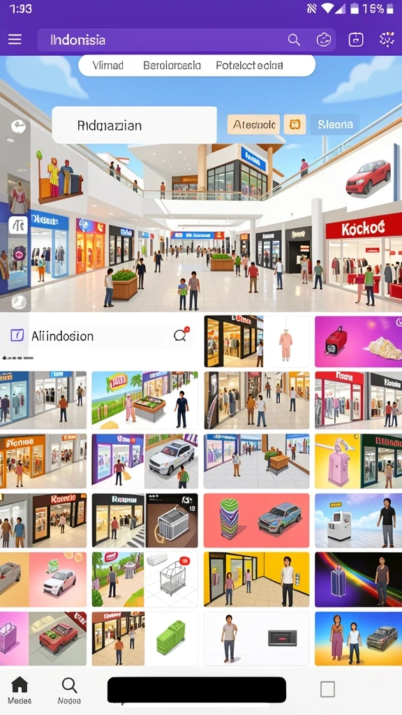 Tampilan antarmuka yang user-friendly.