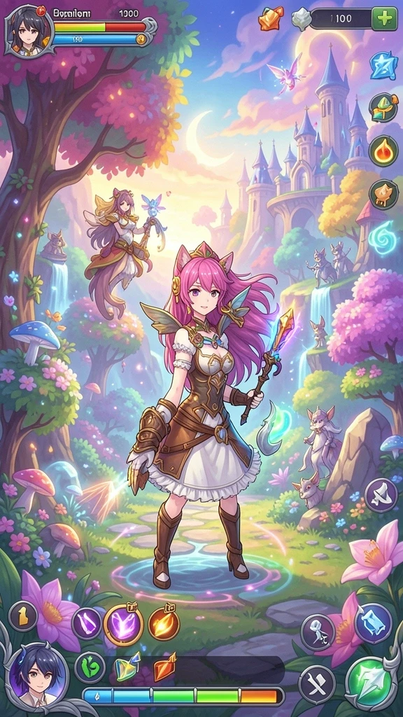 Gameplay seru dengan karakter yang beragam.