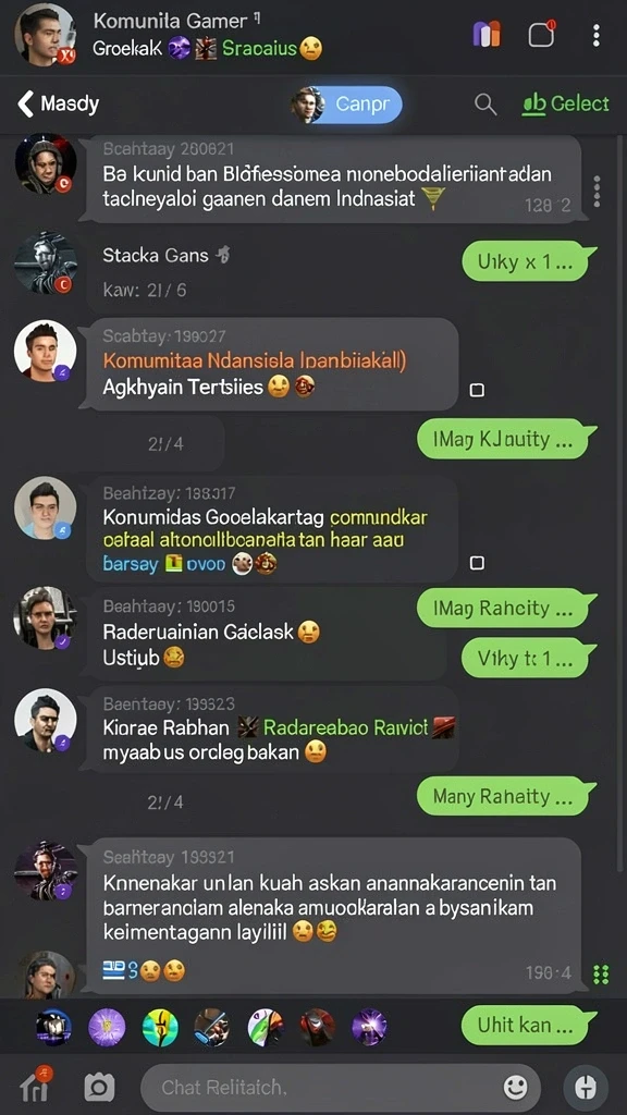 Momen seru saat berkompetisi dalam event.