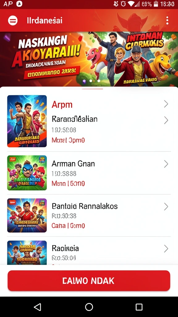 Tampilan antarmuka yang modern dan menarik.