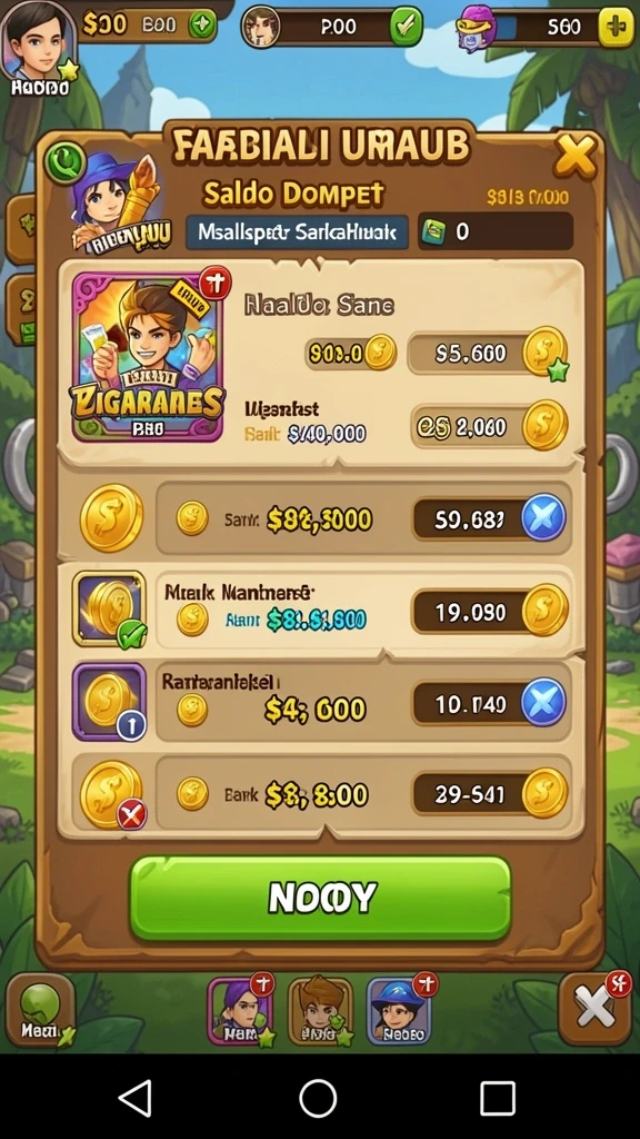 Screenshot mode permainan yang penuh aksi.