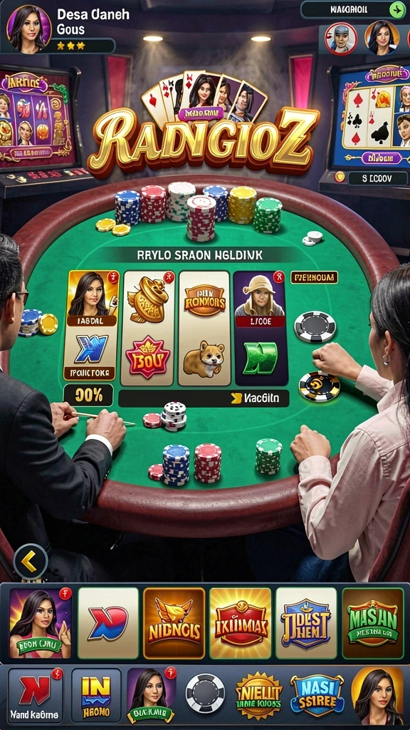 Antarmuka utama aplikasi MULTIBET88 yang user-friendly.