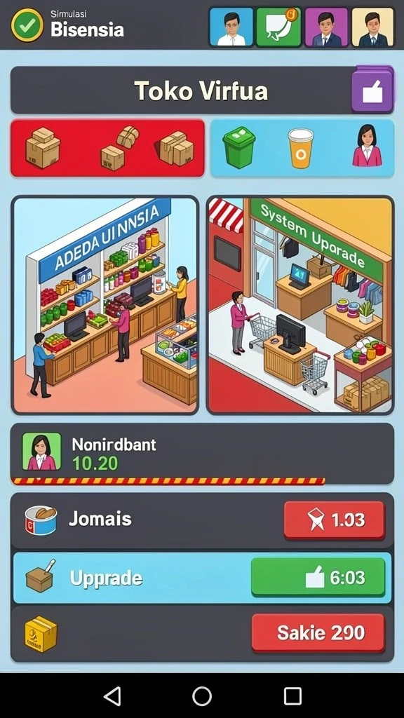 Pengalaman bermain yang seru dan interaktif.