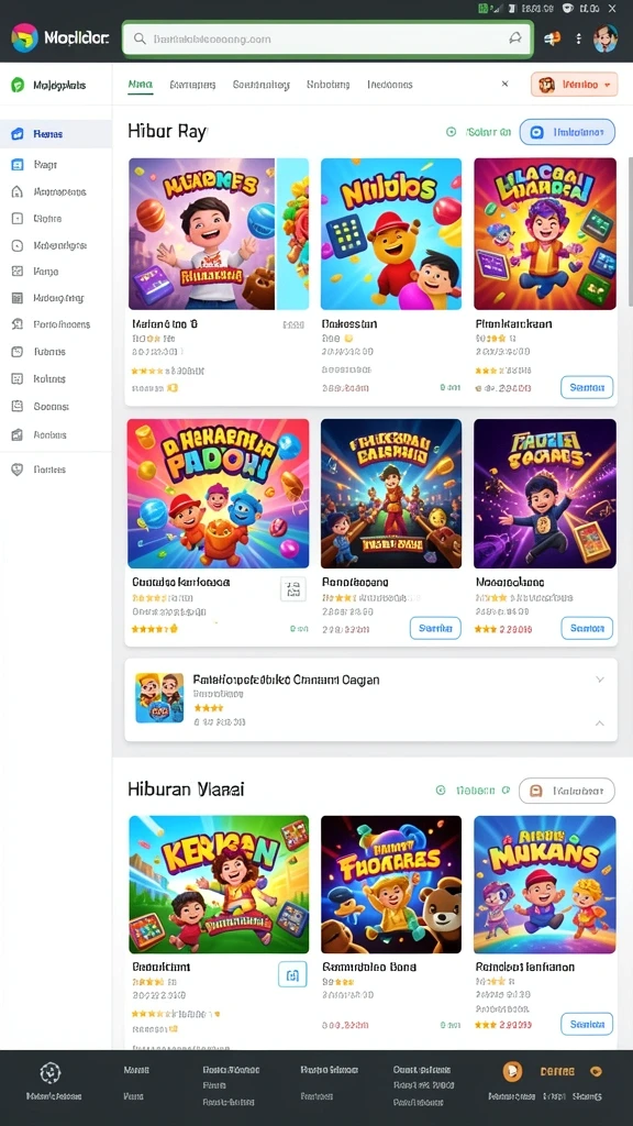 Screenshot memperlihatkan fitur interaksi antar pemain.