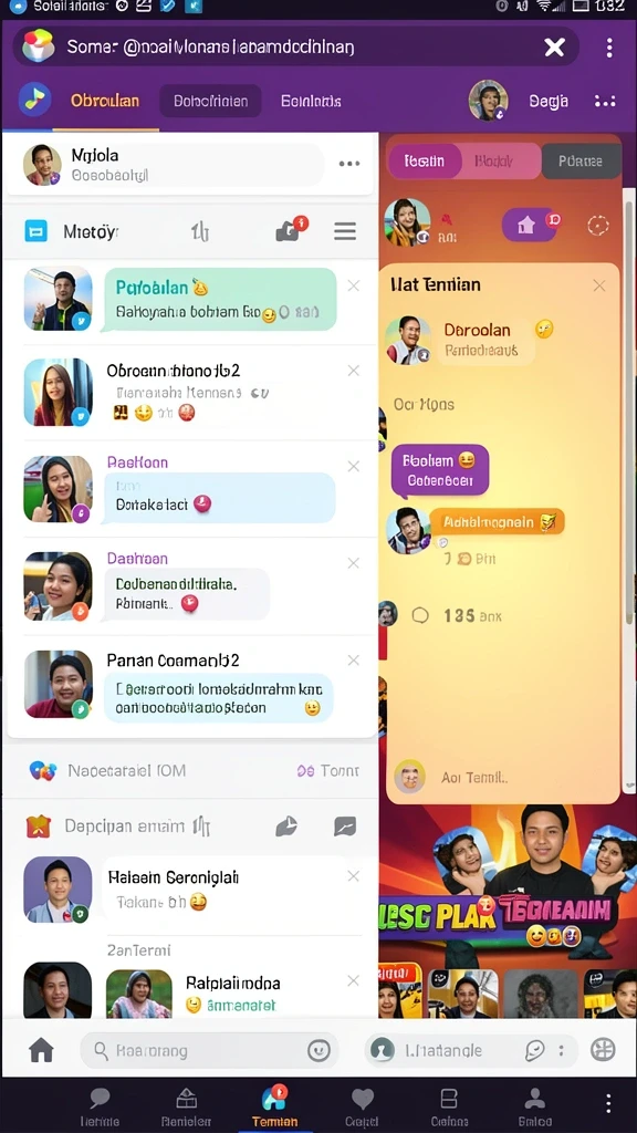 Ilustrasi momen seru dalam mode multiplayer.