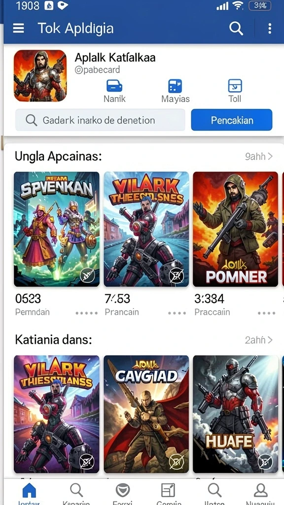 Karakter dengan desain menarik dan detail yang tinggi.