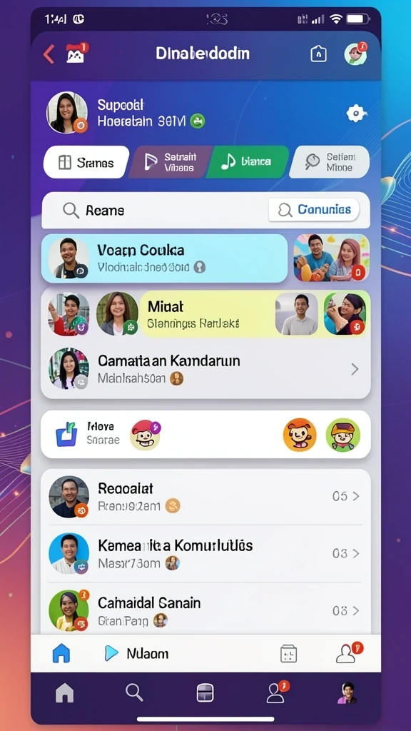 Berinteraksi dengan pemain lain dalam gameplay.