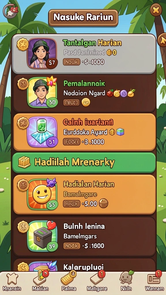 Karakter yang beragam dan dapat disesuaikan.