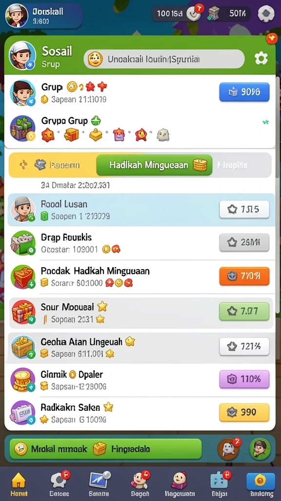 Setiap level menawarkan tantangan yang berbeda.