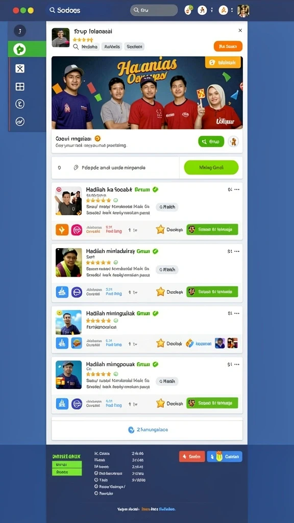 Mode multiplayer yang mendebarkan dan interaktif.