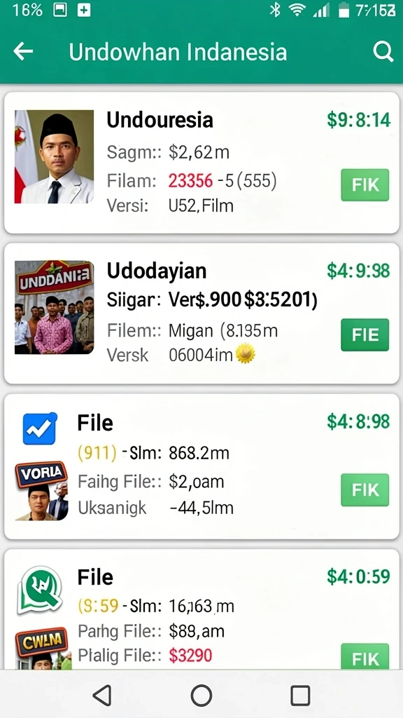 Tampilan antarmuka utama yang menarik dan ramah pengguna.