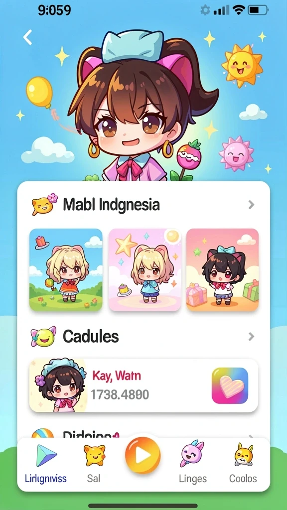 Tangkapan layar dari level yang menantang dan seru.